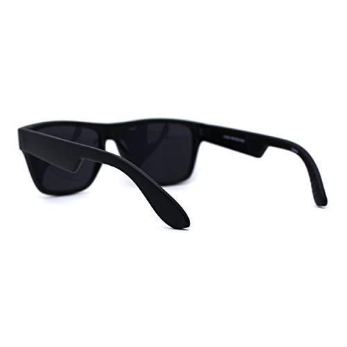 SA106 Mens 90s Hipster Rectangle Horn Rim Dapper Plastic Sunglasses4