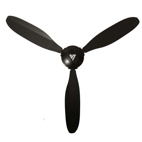 Image of Superfan Super Natura BLDC Ceiling Fan 1200mm | 35W 5 Star | 385 RPM 230 CMM High Speed | Remote Control | 5 Year Warranty | Energy Saving | 90-300V Wide Voltage (Black)