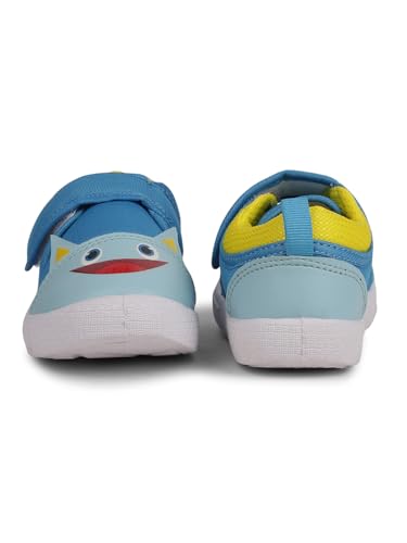 Image of Liberty Lucy&Luke BASTIAN-60 Slip-on Casual Shoes for Kids with PVC Sole | PU Upper Sneakers | Quick-Wear Velcro Closure | Padded Foam Insole | Stylish, Lightweight & Comfortable Footbed