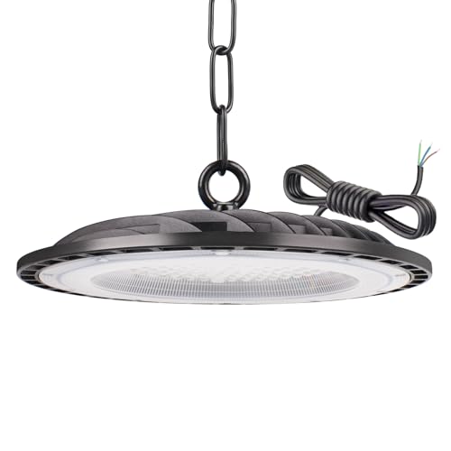 Tayire 100W Naves Industriales LED, 10000LM UFO Lámpara Alta Bahía IP65 Campana Industrial UFO Foco LED Taller Lámpara para Fábricas, Aeropuerto, Patio, Restaurante