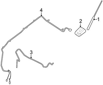 Ford, AERIAL WITHOUT CABLE, CT4Z-18813-A