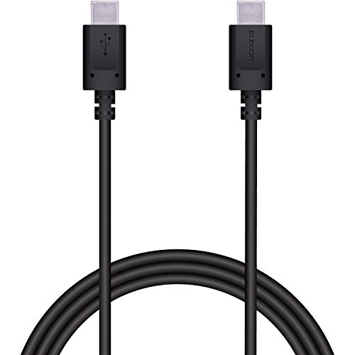 �G���R�� USB�P�[�u�� TypeC to TypeC PowerDelivery�Ή� �y�ő�3A�ō����[�d�z USB2.0�F�ؕi 1.5m �u���b�N �yiPhone 16 �V���[�Y �Ή����؍ρz MPA-CC15PNBK