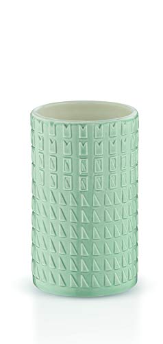 Kela Salle de Bain Gobelet en Porcelaine, Vert, 7 mm