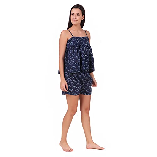 Image of Soulful Threads Women's Cotton All Over Print Top and Shorts Set Pack of 1