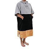 LANDMAN:THE PONCHO サーフポンチョ オーガニックコットン100% スルーポケットで中外取出し 外での着替え、サウナ、防寒
