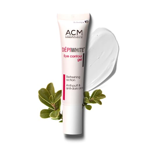 Depiwhite Dr Reddy's Eye Contour Gel | De-puffing and brightening |Reduces Dark Circles |Dermatologist Recommended and tested| 15 ml
