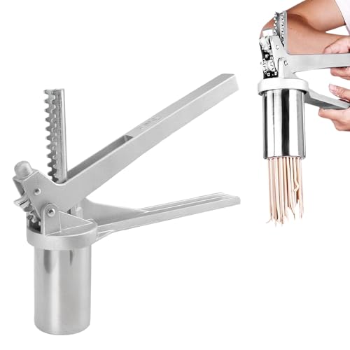 Materiale di alta qualità --- Realizzato in acciaio resistente, questo strumento è costruito per durare. La sua struttura robusta assicura che non si danneggi facilmente, garantendo una lunga vita utile. Facile da pulire, mantiene l'igiene in cucina senza sforzo.