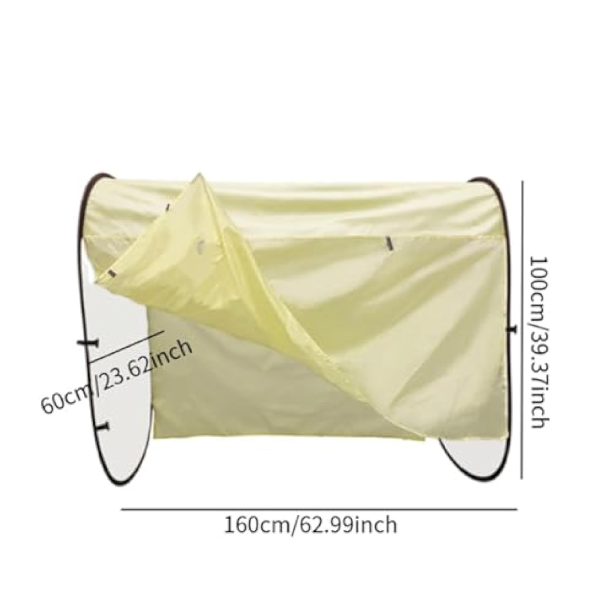 Clothes Drying Rack Cover for Travel, 1.6M with Curtain