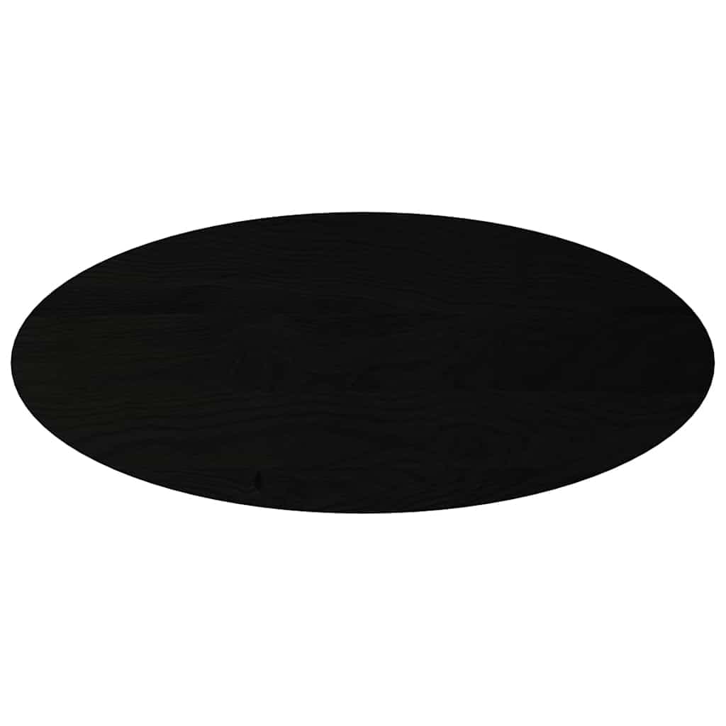 vidaXL oak wood tabletop - 140x60x2cm dark brown oval/coffee table/side table top/strong durable furniture surface
