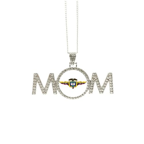 Collier Amecolombia emblème national cadeau de fête des mères pour nana