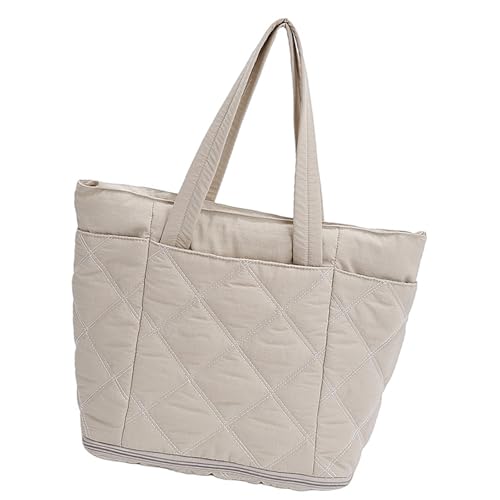 Sac à main matelassé chic en nylon de qualité supérieure avec bandoulière ajustable pour femme