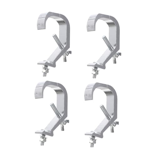 Crochets d'éclairage de scène en aluminium 25mm lot de 4 pour pinces en C robustes