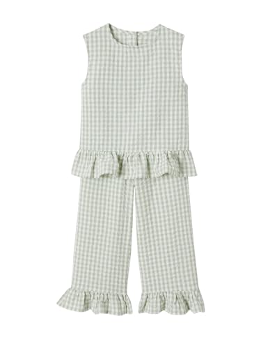 Ensemble fille blouse pantalon 7/8ème parfait pour l'école