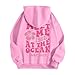 Pink hoodie womens,Pink Hoodie Sweatsuits,Cute Pink Graphic Sweatsuits 2 Piece Outfit Fall Fashion 2024 Preppy Hoodie And Sweatpants Tracksuit Sets Teen Girls,A02-Pink,M