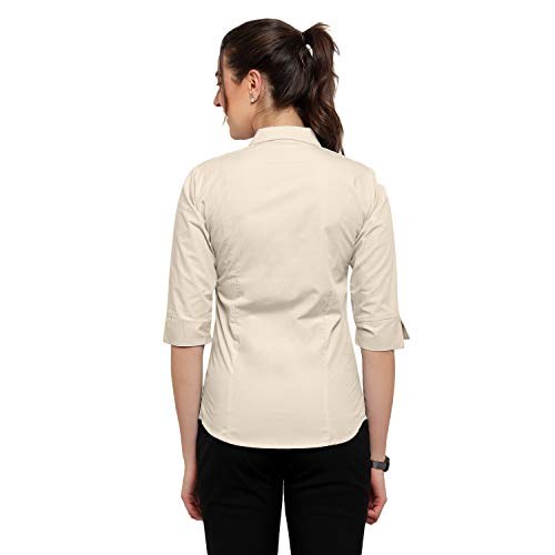 Image of Blue Ronin Women 3 /4 Sleeve Stylish Western Official Formal Shirts Regular fit Shirts for Women