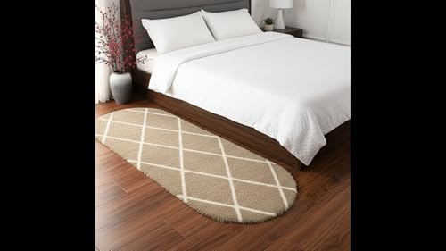 Image of Carpet for Hallway, Kitchen, and Modern Interiors, Cozy Shag Runner for Living Room, Entryway & Office Decor Size 1.5x4 feet PT-5