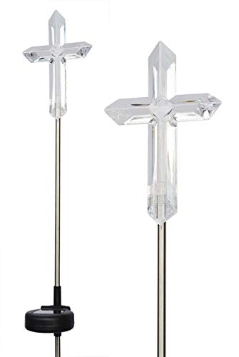Exquisite Selebrity Set of 2 Clear Acrylic Solar Garden Decorations Outdoor Yard Art