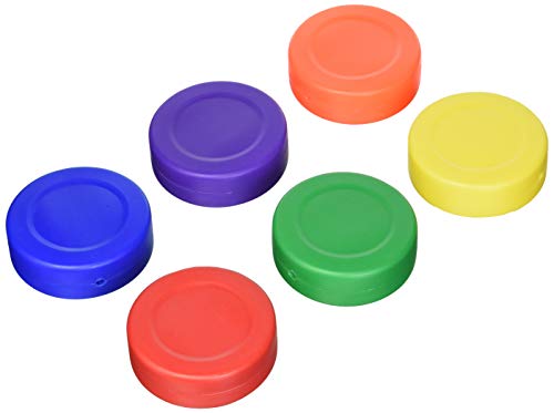 Spectrum Lightweight Hollow Plastic Floor Hockey Pucks (Set of 6)