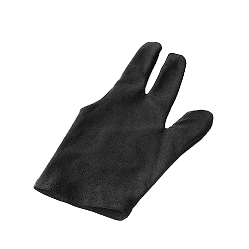 BRIGHTFUFU Billiard Gloves for Women 3-Finger Pool Glove Snooker Accessory Child Size Left Hand