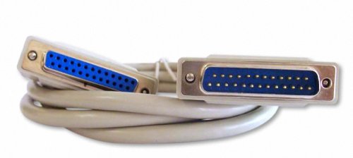 Your Cable Store 6 Foot DB25 25 Pin Serial Port Cable Male to Female RS232