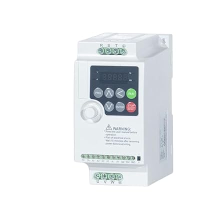 KIBAGDPFY Mini VFD 220v 380v Precision Vector Inverter 400W 750W 1.5kw 2.2kw Frequency Converter 3 Phase AC Motor Speed Controller VVVF(0.4kw,1PH 220V)