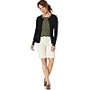 Amazon Essentials Women's Lightweight Crewneck Cardigan Sweater (Available in Plus Size), Black, Large