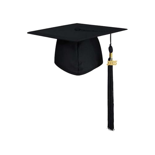 Allbestop 2025 Bachelor Abschluss Hut Doktorhut Absolventenhut Studentenhut Absolventenhut In Schwarz Abschlusshüte Bachelor Geschenk Graduation Hat Unisex Für Schulabschlüsse Schwarz