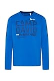 camp david hemd weiß xl Logo Print auf Schulter und Oberarm