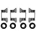 ACDelco 18K1723X Professional Rear Disc Brake Caliper Hardware Kit with Clips, Seals, Bushings, and Lubricant