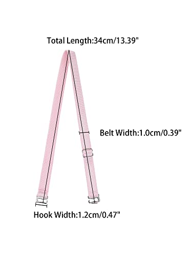Image of uxcell 2 Pair 10 /12 /15 /18 /20mm Width Stretchable Shoulder Bra Straps Adjustable Elastic Straps for Women
