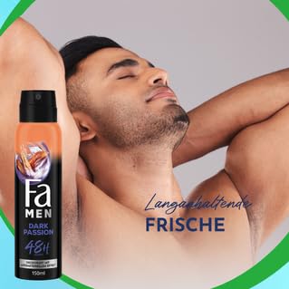 Fa Men Deodorant und Bodyspray Dark Passion (12x 150 ml)