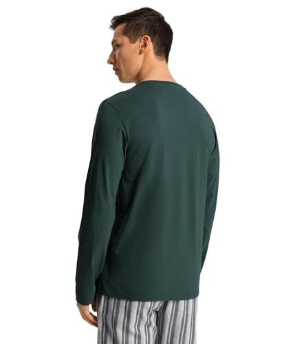 HANRO Men's Living Long Sleeve Crew Neck Shirt2