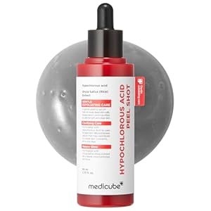 medicube Peel Shot with Hypochlorous Acid | Gentle Exfoliating Serum for Dead Skin Cells & Pores, Blackheads & Excess Sebum Control | Rice Extract, Panthenol for Hydrating & Smoothing Care | 2.7 fl.oz