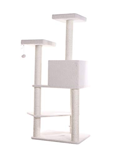 Armarkat B5701 57-Inch Cat Tree, Ivory #TOP1