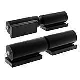 2-Pack Heavy Duty Weld-On Gate Hinges - 5" Barrel Hinges with 450lb Capacity for Driveway, Trailer,