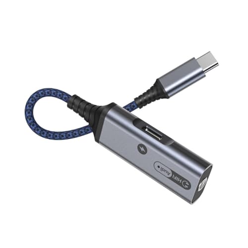 Adaptateur USB-C vers jack 3.5 mm et chargeur rapide 60W portable pour PC et smartphone