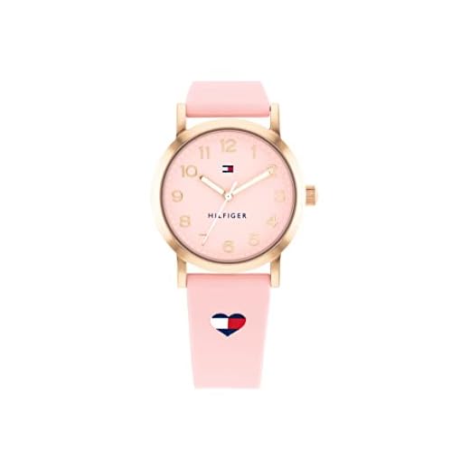 TOMMY HILFIGER PINK DIAL, PINK SILICONE WATCH - 1720038