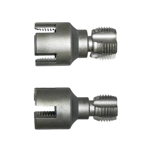 Outil de filetage double pour plomberie avec guidage précis anti-fuite