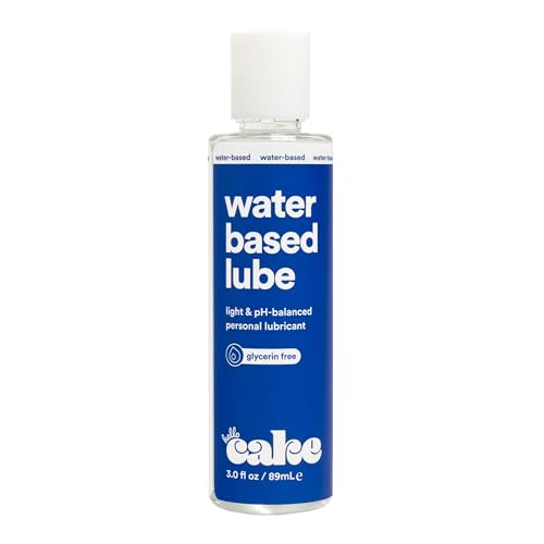 Hello Cake Water-Based Lube – pH Balancing Personal Lubricant - Glycerin-Free, Non-Sticky, & Long Lasting Glide for Men, Women, and Couples, 3 fl oz