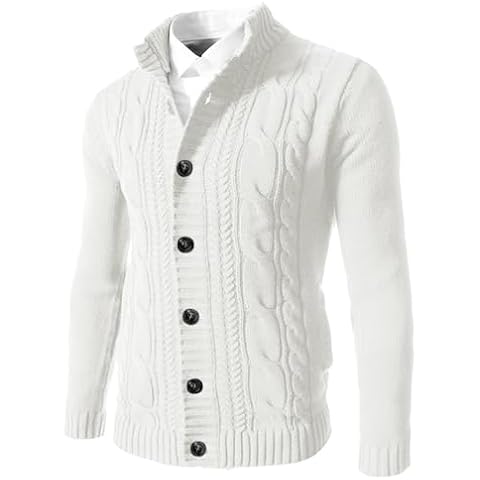 Cardigan en tricot torsadé épais - Generic Cover