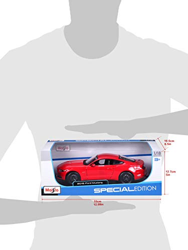 Vehículo Maisto Ford Mustang GT 2015 a escala 1:12 miniatura 7