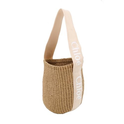 [Chloe] キッズ ストローバッグ, ペーパー素材, ロゴ入りハンドル, MIFUKOコラボ, かごバッグ, レディース兼用 [並行輸入品]