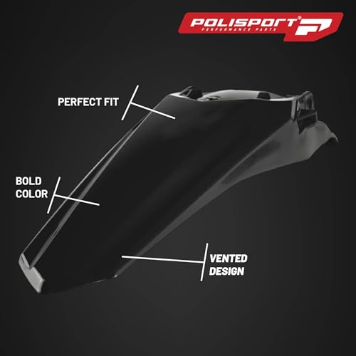 Parafango Posteriore Polisport 8685000003 Nero - 7