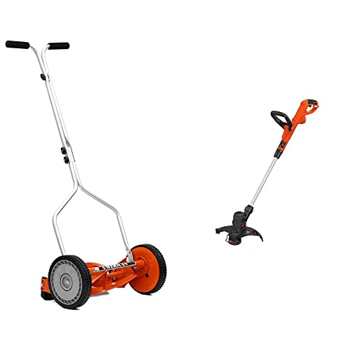 American Lawn Mower Company 1204-14 14-Inch 4-Blade Push Reel Lawn Mower
