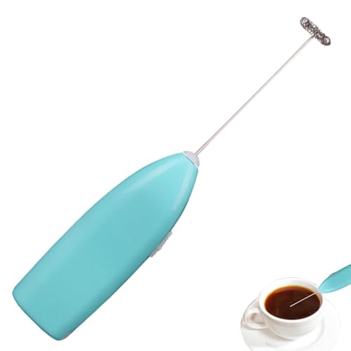 Batidor Eléctrico de Café, Espumador de Leche Eléctrico de Mano, Máquina de Espuma de Café don Mezclador de Bebidas de Mano de Acero Inoxidable para Cafés Batidor Eléctrico de Café, Espumador de Leche Eléctrico de Mano, Máquina de Espuma de Café don Mezclador de Bebidas de Mano de Acero Inoxidable para Cafés