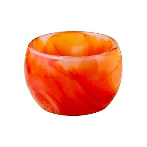 Runyangshi 1PCS Red Agate Bowl 2.59 inches Crystal Agate Healing Crystal Hand Carved Tumbling Polishing Agate Bowl Reiki Meditation Home Decor Gift Cover