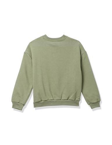 Image of GAP Boys' Oversized Crewneck Logo Sweatshirt