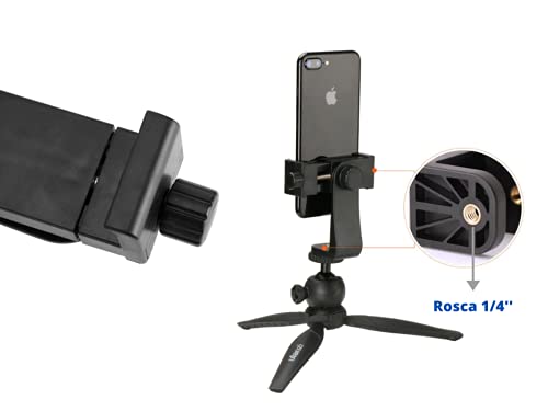 Melhor Apoio Suporte Celular Pra Tripé Monopé Vídeo Foto