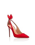 Aquazzura Bow Tie Pump 105, Lipstick, 10