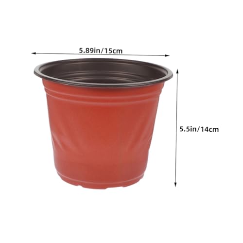 Pots de pépinière anti-pourrissement avec drainage pour jeunes plants - 3